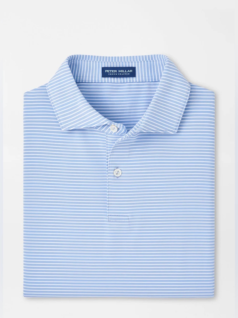 Peter Millar Ballad Performance Crown Crafted Jersey Polo Blue XL NWT